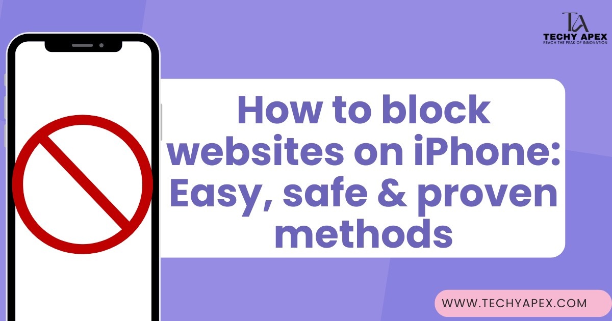 How to block websites on iPhone